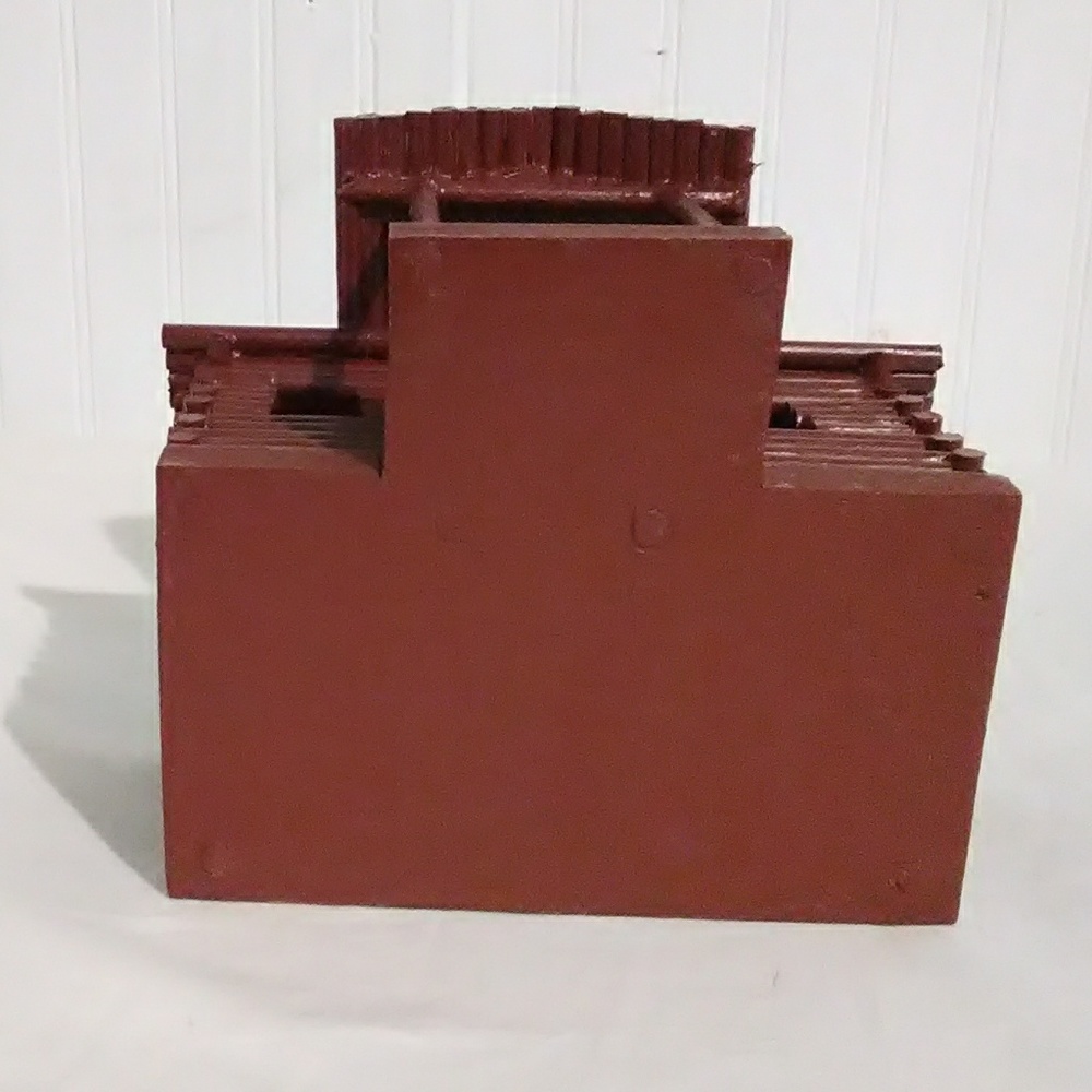 SALE Vintage Hand Made Log Cabin - Picture 6 of 8
